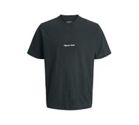 Jack & Jones Herren Rundhals T-Shirt JORNORREBRO EMB TEE SS CREW NECK - Relaxed Fit