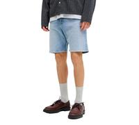 JACK & JONES Relaxed Fit Jeansshorts Modell 'TONY' in Mittelgrau, Größe S
