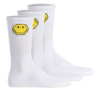 Kurzsocken JACK & JONES "Socken JACBASIC LOGO TENNIS SOCK 5 PACK 3er Pack", Herren, Gr. 40-46, weiß, Obermaterial: 72% Baumwolle CO. 26% Polyester PES. 2% Elasthan EL., Socken (26021568-40) weiß