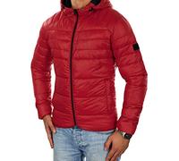 JACK & JONES Herren Steppjacke Jacke Jjcobaron Puffer Jacket Camp, Gr. Medium, Rot (Barbados Cherry Fit:REG)