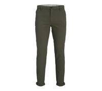 JACK & JONES Herren Stoffhose Chino-Hose - JpstMarco Fury Slim-Fit, Farbe:Grün, Jeans/Hosen Neu:31W / 34L