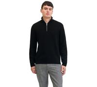 Troyer JACK & JONES "JPRBLAMILANO STITCH KNIT HALF ZIP SN", Herren, Gr. XXL, blau (night sky), Strick, Obermaterial: 100% Baumwolle, unifarben, relaxed fit normal, Rundhals, Bündchen, Pullover Troyer,