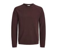 JACK & JONES Herren Strickpullover Rundhals Basic Langarm Sweater Baumwolle Shirt JJEHILL