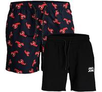 JACK & JONES Herren Sweat Shorts 2er 3er Pack Bermuda Sport