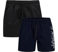 JACK & JONES Herren Sweat Shorts 2er 3er Pack Bermuda Sport