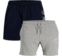 JACK & JONES Herren Sweat Shorts 2er 3er Pack Bermuda Sport