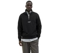Jack & Jones Herren Sweatshirt JJESOHO SWEAT QUARTER ZIP - Relaxed Fit
