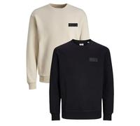 JACK & JONES Herren Sweatshirt Nicko Infinity Pullover Sweater (DE/NL/SE/PL, Alphanumerisch, M, Regular, Regular, Pops 2er Pack 10)