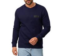 JACK & JONES Herren Sweatshirt Nicko Infinity Pullover Sweater (S, Navy)