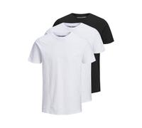 Jack & Jones Organic Basic 3 Pack Kurzarm-t-shirt 2XL Black / Pack 2 White / 1 Black