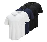 Jack&Jones BRODY Kurzarmshirt 5er Pack - mehrfarbig / XXL