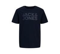 JACK & JONES Herren T-Shirt LOLO Tee Short Sleeves Crew Neck CORE TTT | Regular Fit, Logo, Kurzarm, Casual, Bei max. 40°C waschen