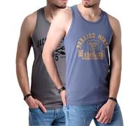 JACK & JONES Herren Tank-Tops 2er-Multi-Set (Doppelpack Mix 8, L)