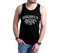 JACK & JONES Herren Tank-Tops Vielfältige Prints | Schmale Passform und atmungsaktive Baumwolle (Havka TT Opt 5, XXL)