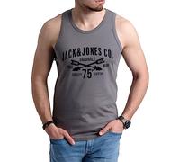JACK & JONES Herren Tank-Tops Vielfältige Prints | Schmale Passform und atmungsaktive Baumwolle (Havka TT Opt 13, XL)