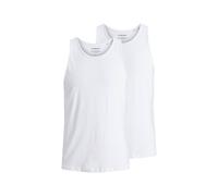 Jack & Jones Tanktop JACBASIC TANKTOP 2 PACK NOOS – 2er-Pack, Herren, Weiß L, 100% Baumwolle