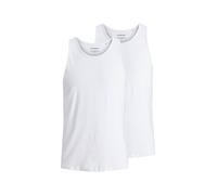 Jack & Jones Tanktop JACBASIC TANKTOP 2 PACK NOOS – 2er-Pack, Herren, Weiß L, 100% Baumwolle