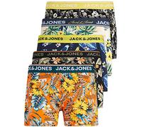 JACK & JONES Herren Unterhosen 5er Set/Pack Sale Männer Marken Boxershorts Weiss schwarz blau grau Shorts Trunks 95% Baumwolle S M L XL XXL (Farb Mix 6 XXL)