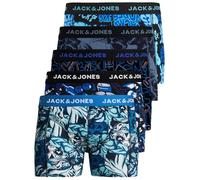 JACK & JONES Herren Unterhosen 5er Set/Pack Sale Männer Marken Boxershorts Weiss schwarz blau grau Shorts Trunks 95% Baumwolle S M L XL XXL (FarbP Mix 8 XL)