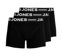Jack & Jones Boxershorts SENSE (12081832) – Black Waistband – Schwarz Größe M