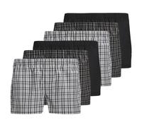 JACK AND JONES JACK&JONES Herren Web-Boxershorts, 6er Pack - JACMILANO WOVEN BOXERS 6 PACK , Baumwolle (TB_12281678-6P) 2XL Schwarz/Grau