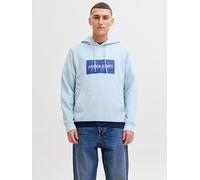 Jack & Jones Hoodie "Cole" in Hellblau - Größe L | Herren Sweatshirts Jacken