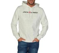 JACK & JONES Hoodie Herren mit Druck JJMORTY Regular Fit Kapuzenpullover | Pullover Sweatshirt Schwarz Grün Gelb Grau Rot S M L XL XXL 3XL 4XL 5XL 6XL 7XL 8XL