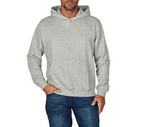 JACK & JONES Hoodie Herren Relaxed Fit mit Print JWHINTERLUDE Sweat Hood Plus Size Kapuzenpullover Pullover Sweatshirt, Größe:L, Farbe:Grey Melange