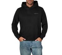 JACK & JONES Hoodie Herren Relaxed Fit mit Print JWHINTERLUDE Sweat Hood Plus Size Kapuzenpullover Pullover Sweatshirt, Größe:M, Farbe:Black