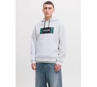 Jack & Jones Hoodie in Hellgrau - Größe M | Herren Sweatshirts Jacken