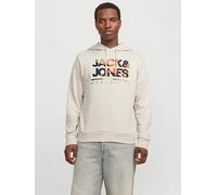 Jack & Jones Hoodie "Luke" in Creme - Größe L | Herren Sweatshirts Jacken