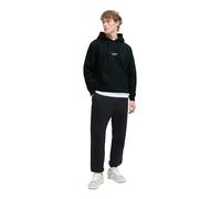 Jack & Jones Hoodie Sweat in Schwarz mit kleinem Logo S Regular Fit