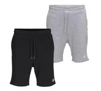 JACK & JONES Infinity Herren Sweat Shorts Gordon Freizeithose Jogginghose (DE/NL/SE/PL, Alphanumerisch, XL, Regular, Regular, Gordon 2er Pack 2)
