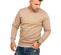 JACK & JONES Infinity Herren Sweatshirt Austin Pullover Sweater (DE/NL/SE/PL, Alphanumerisch, L, Regular, Regular, Dune)