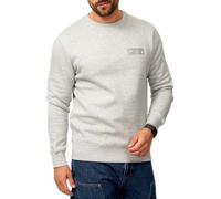 JACK & JONES Infinity Herren Sweatshirt POPS Pullover Sweater Light Grey Melange XXL