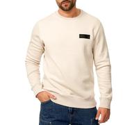 JACK & JONES Infinity Herren Sweatshirt POPS Pullover Sweater Moonbeam/Style 2 M