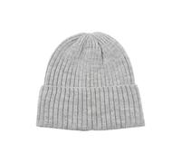 Beanie JACK & JONES "JACATLAS BEANIE LN", Herren, grau (light grau melange), Materialmix, meliert, unifarben, Mützen Beanie (81939153-0) light grau melange