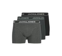 JACK&JONES - JACBLACK FRIDAY TRUNKS 3 PACK dark grey melange - Gr. - L