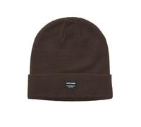 JACK & JONES Herren Mütze Strickmütze Beanie JACDNA, Farbe:Braun, Artikel:-Chocolate Torte