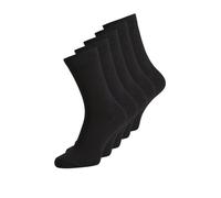 Jack & Jones Herrensocken JACJENS SOCK – 5er Set, Baumwollmischung, Schwarz, Einheitsgröße