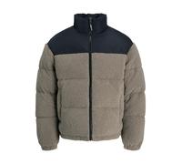 JACK & JONES JCOFLARE TEDDY PUFFER JACKET Herren | DESERT TAUPE BLOCKING |
