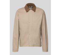 Jack & Jones Jacke mit Umlegekragen Modell 'GRAHAM' in Sand, Größe M