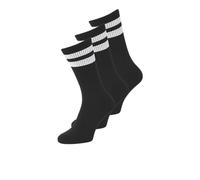 Jack & Jones Tennissocken JACTRAVIS – 3er Pack Herren, Baumwollmischung, Schwarz, 41-46