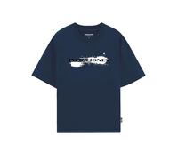 Print-Shirt "JCOCONDOR TEE SS CREW NECK FST PLS", Herren, Gr. 4XL, titan, Jersey, Obermaterial: 100% Baumwolle, JACK & JONES PLUSSIZE, bedruckt, regular fit normal, Rundhals, Shirts (57224509-4XL) tit