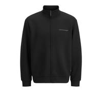 JACK&JONES - JCOFUSION SCUBA SWEAT ZIP HIGH NECK NOOS black - Gr. - L