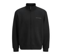 JACK&JONES - JCOFUSION SCUBA SWEAT ZIP HIGH NECK NOOS black - Gr. - S