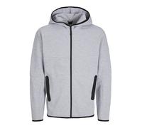 JACK&JONES - JCOFUSION SWEAT ZIP HOOD NOOS light grey melange - Gr. - M