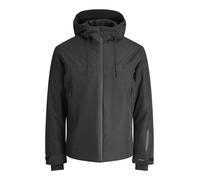 Outdoorjacke JACK & JONES "JCOFUSION TECHNICAL JACKET SN", Herren, Gr. XXL, schwarz, Web, Obermaterial: 100% Polyester, unifarben, regular fit, Jacken (41235243-XXL) schwarz