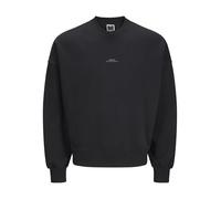 JACK&JONES - JCOTERRAIN PRINT SWEAT CREW NECK black - Gr. - L