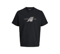 JACK&JONES - JCOTIER FRONT PRINT TEE SS CN SN MNI black - Gr. - 110
